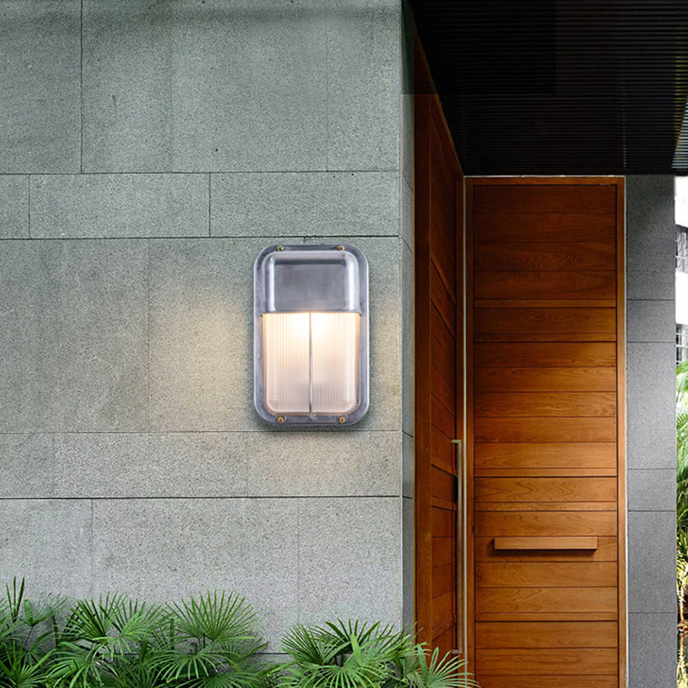 Orr Moderne Design LED Wandlamp Geometrisch Metaal/Glas Zilver Buiten Binnenplaats/Omheining/Balkon