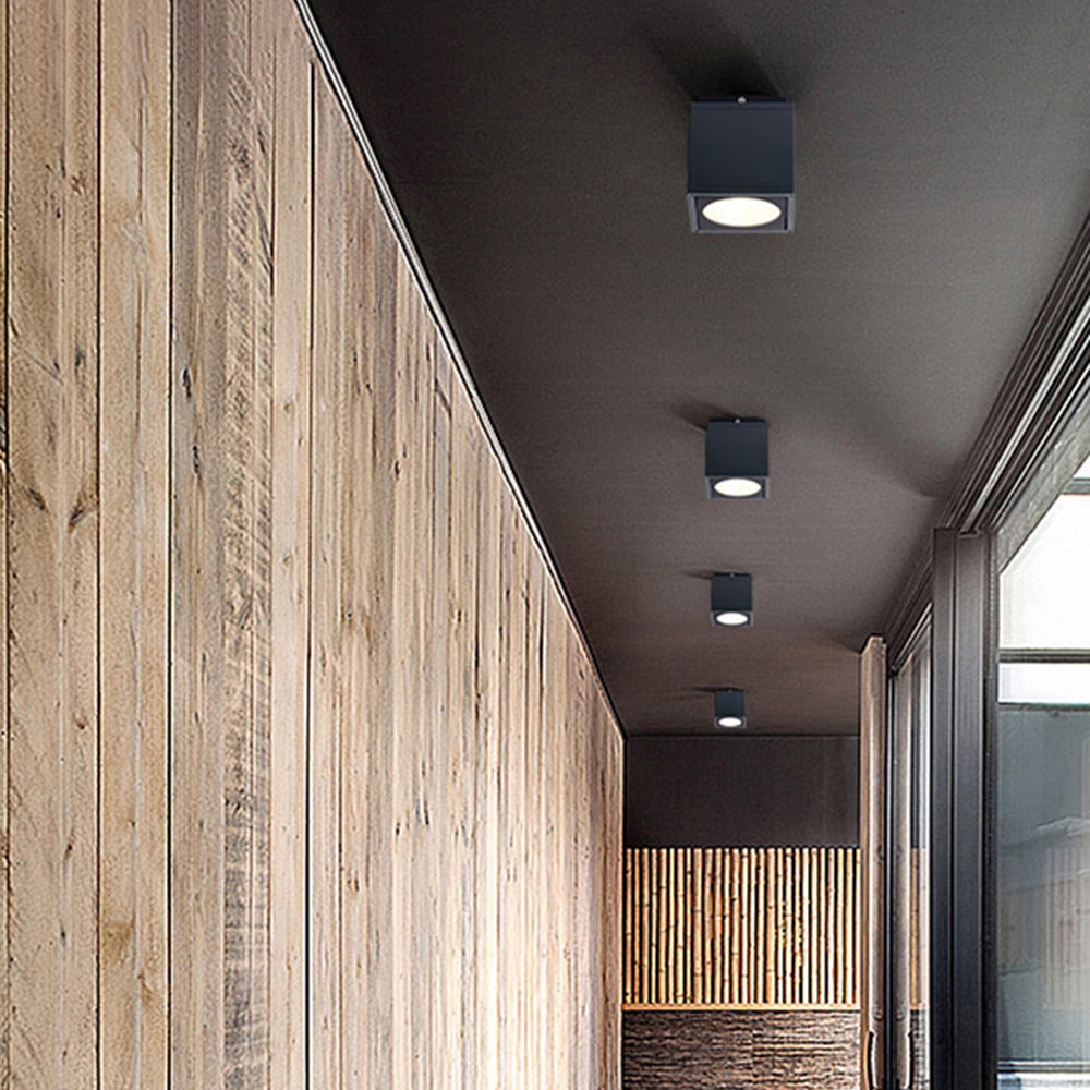Orr Modern LED Plafondlamp Witte Zwart Metaal Buiten Woonkamer