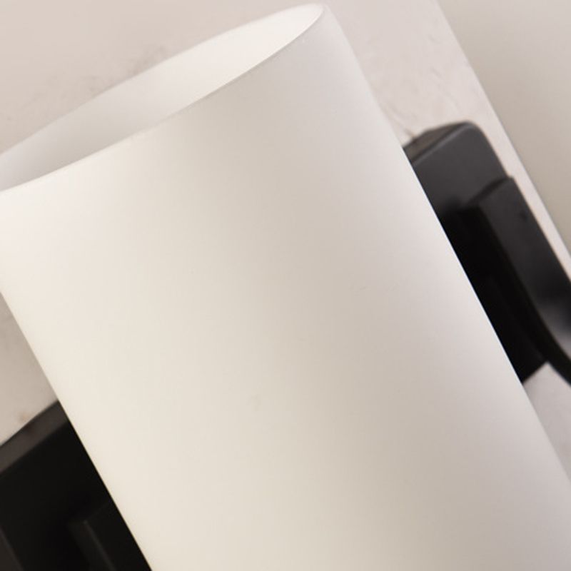 Eryn Minimalisme Cilindrische Wandlamp, Chroom, Glas, Wastafel