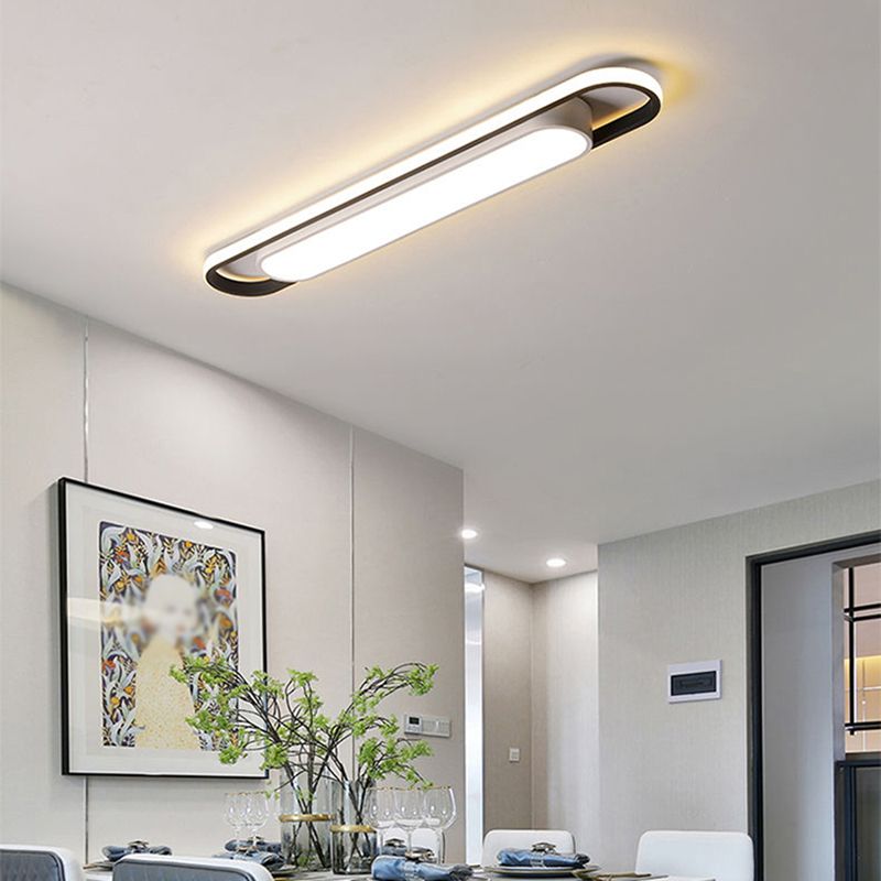 Quinn Moderne Design LED Plafondlamp Metaal Acryl Wit Keuken