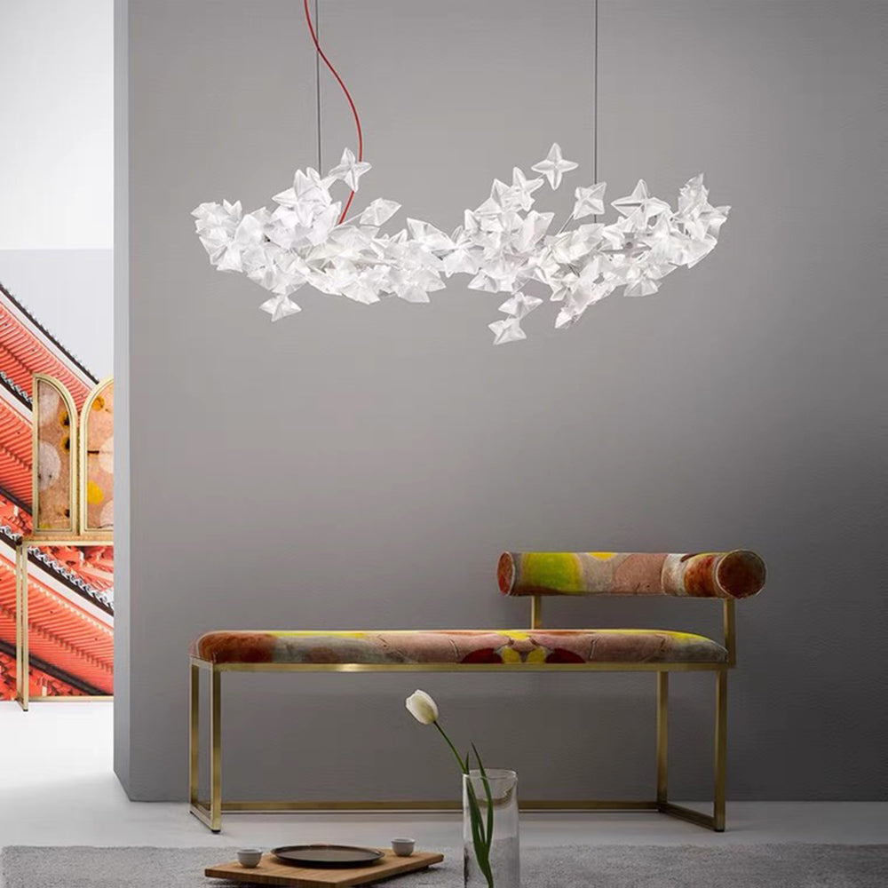 Olivia Bijzondere Moderne LED Hanglamp Wit Metaal Woonkamer Eetkamer