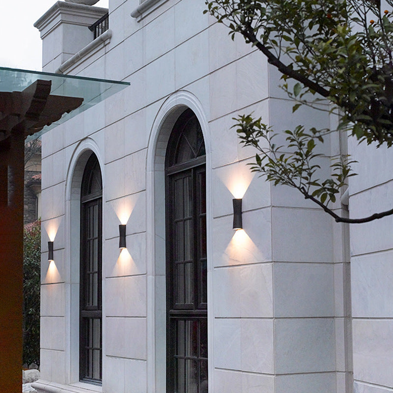 Orr Kleine Design LED Wandlampen Zwart Wit Metaal Buiten Tuin