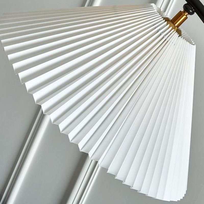 Ozawa Retro Design LED Geplooide Vloerlamp Metaal/Hout Nachtkastje Eetkamer/Woonkamer
