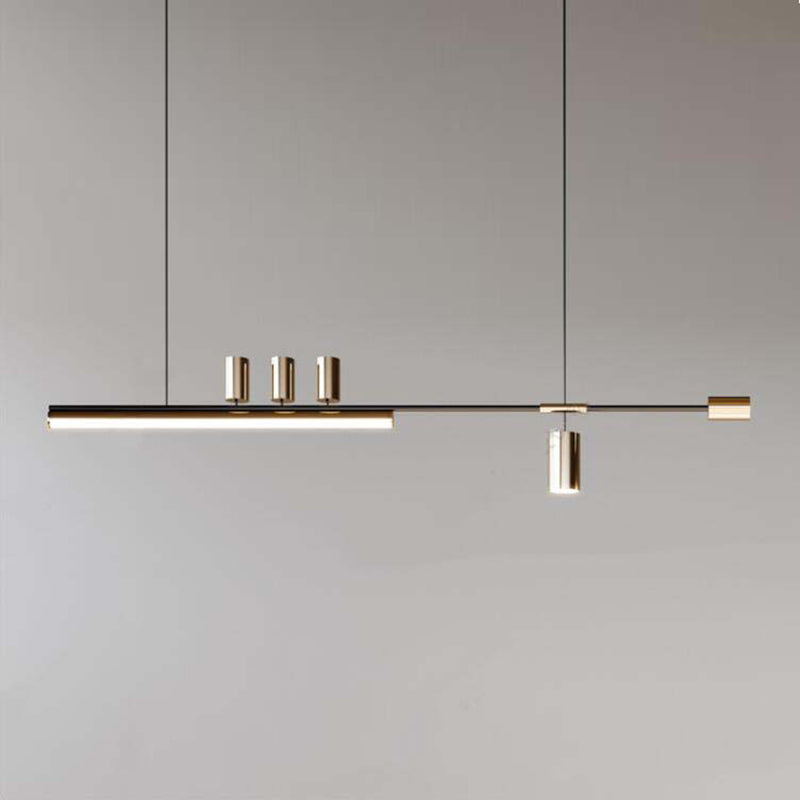 Edge Industriele LED Hanglamp Metaal Acryl Woonkamer Eettafel