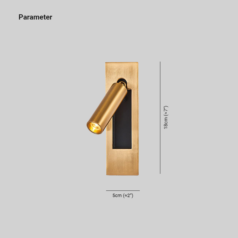 Orr Moderne Design LED Wandlamp Zwart Goud Metaal Slaapkamer
