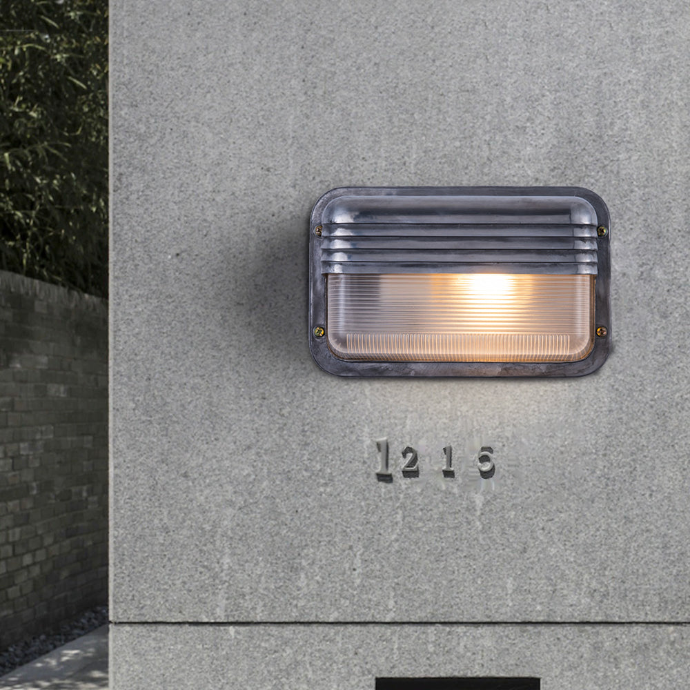 Orr Moderne Design LED Wandlamp Geometrisch Metaal/Glas Zilver Buiten Binnenplaats/Omheining/Balkon