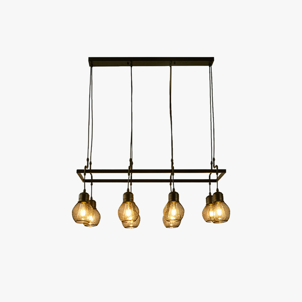 Alessio Vintage Lange Multihead Kroonluchters Eetkamer/Bar/Woonkamer