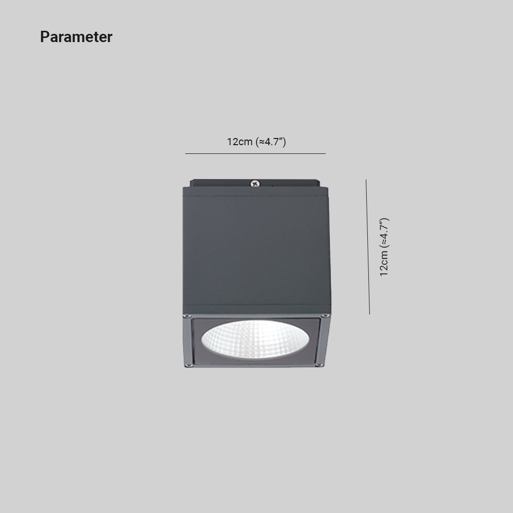Orr Modern LED Plafondlamp Witte Zwart Metaal Buiten Woonkamer