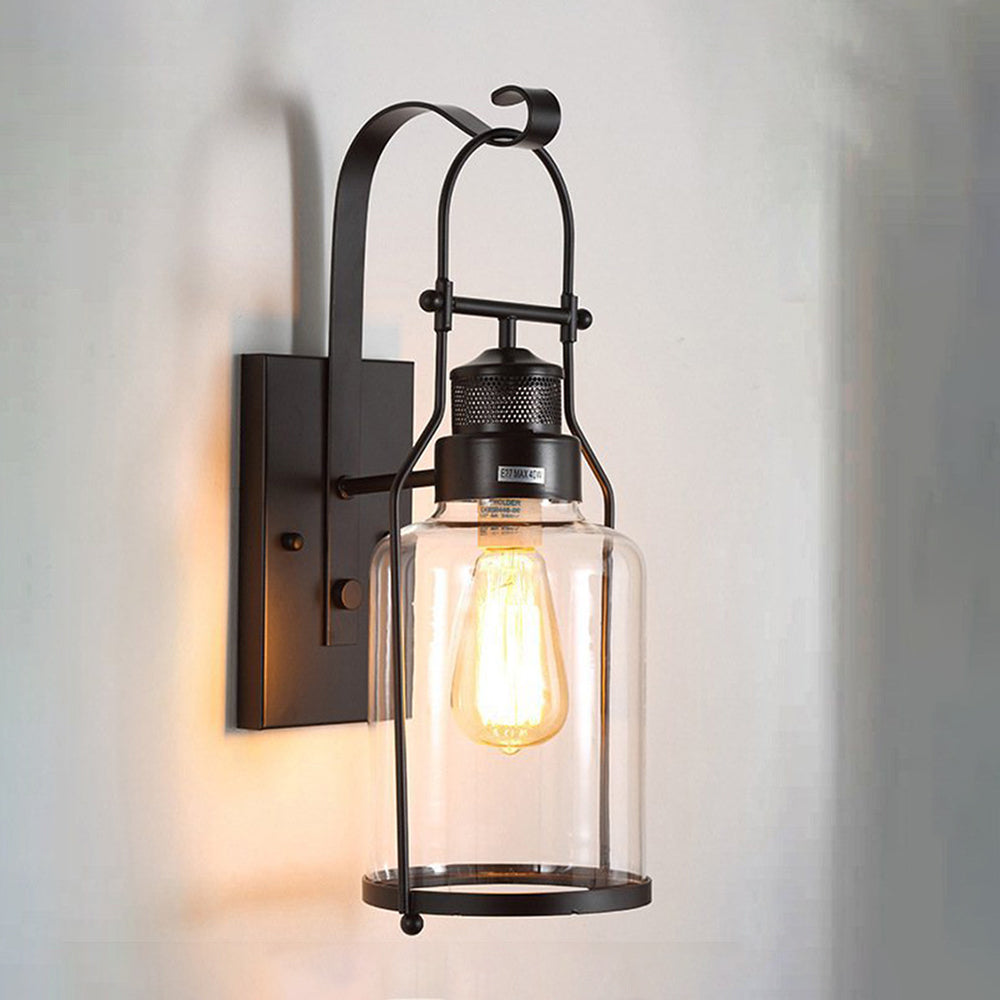 Alessio Retro LED Binnen wandlamp Glas Metaal Woonkamer Eetkamer Slaapkamer