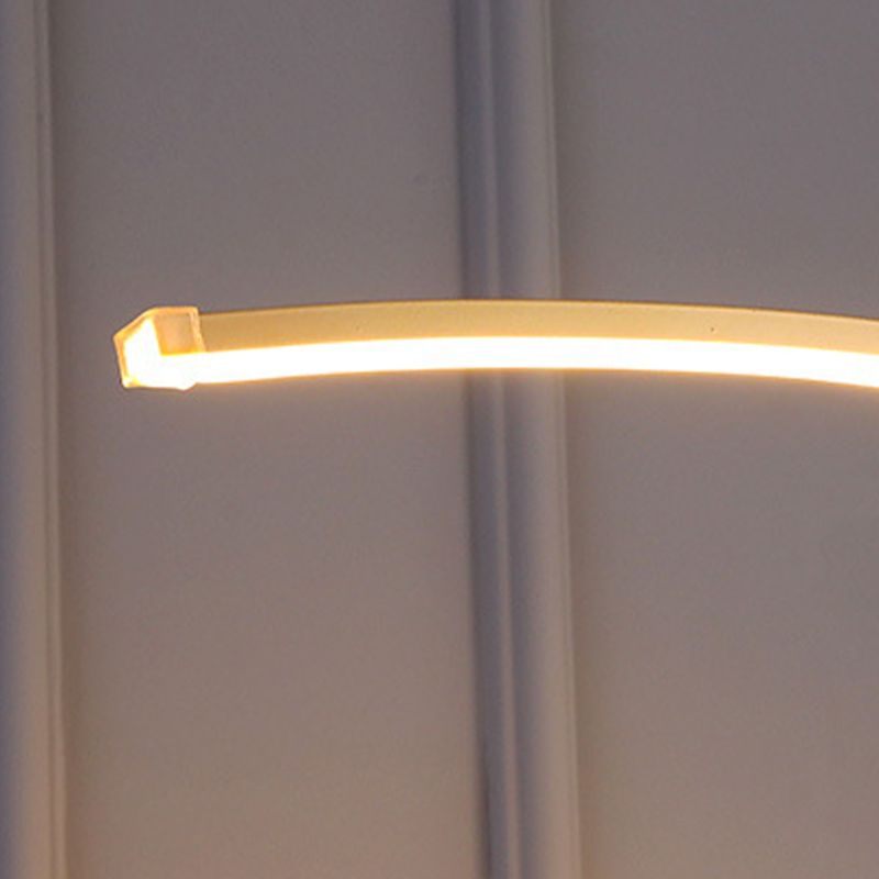 Edge Modern Nachtkastje Vloerlamp  Zwart Marmer/Acryl