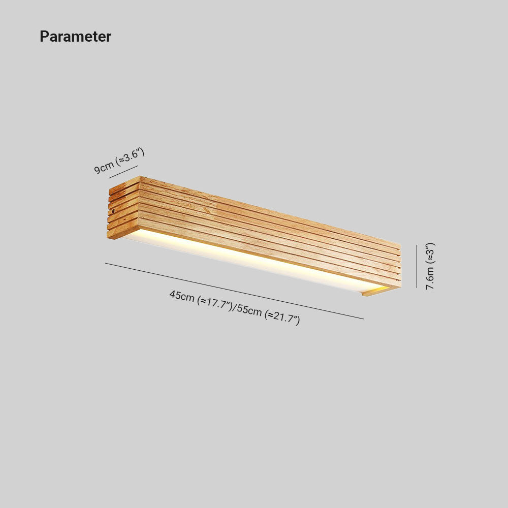 Ozawa Design LED  Wandlamp Hout Metaal Eetkamer Slaapkamer