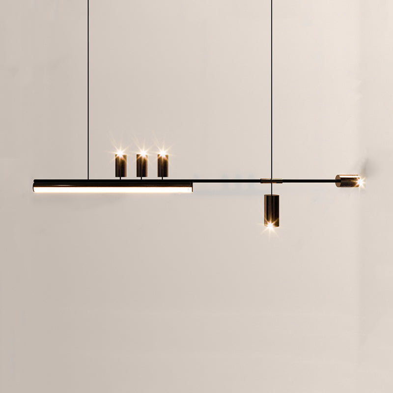 Edge Industriele LED Hanglamp  Metaal Acryl Woonkamer Eettafel