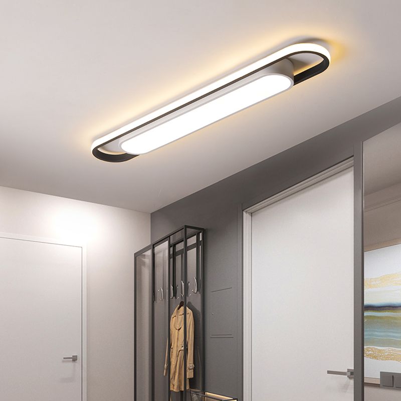 Quinn Moderne Design LED Plafondlamp Metaal Wit Woonkamer Keuken