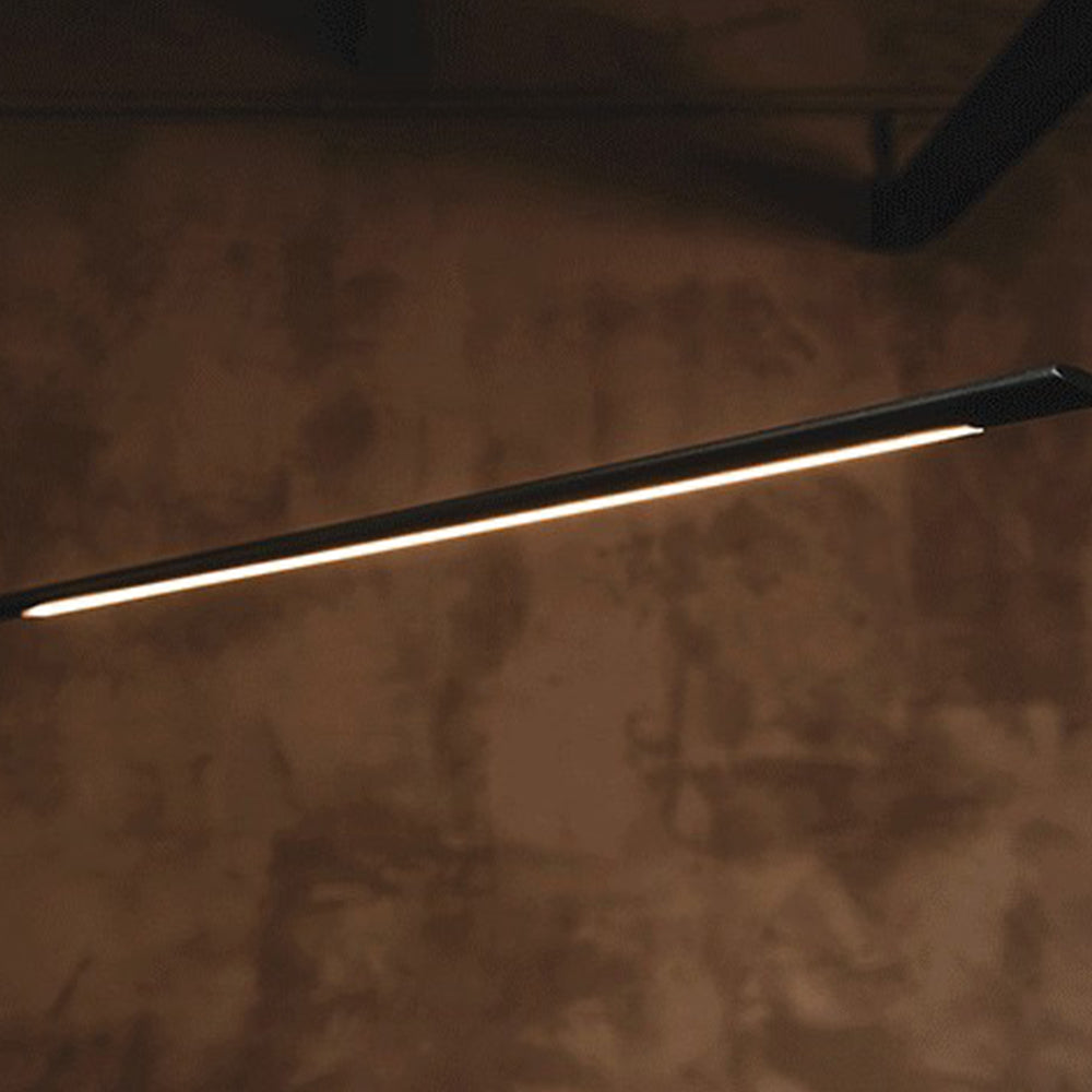 Edge Industriele Moderne LED Vloerlamp Zwart  Metaal Slaapkamer