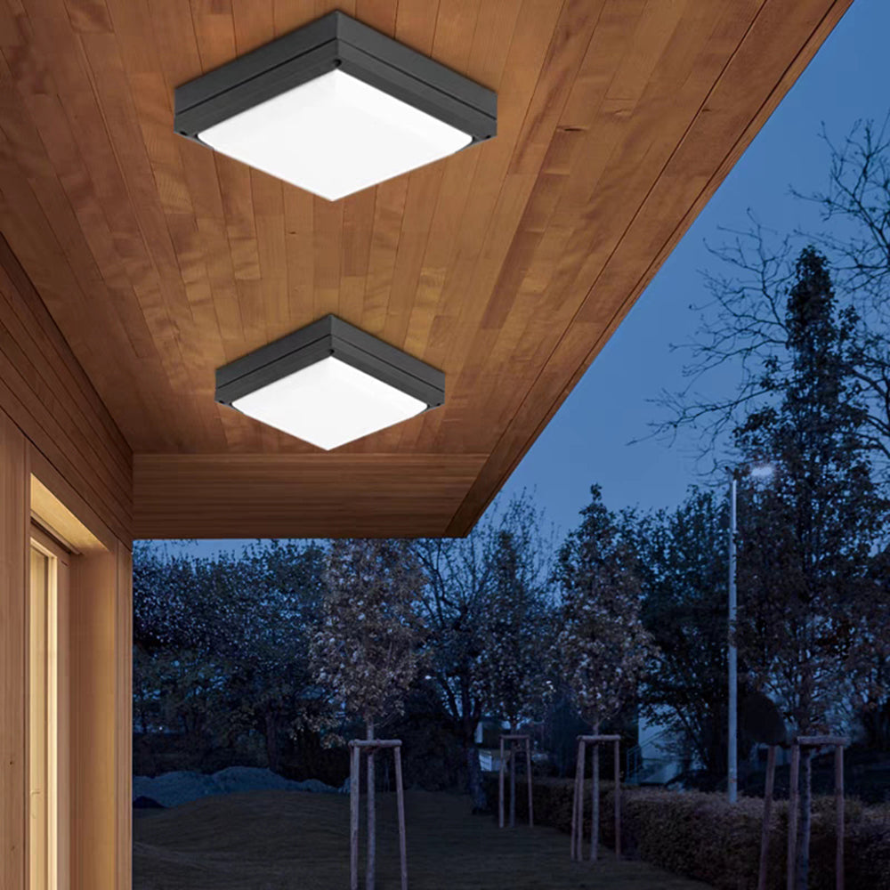 Orr Modern Rond Rrote LED Plafondlampen Witte Metal  Woonkamer