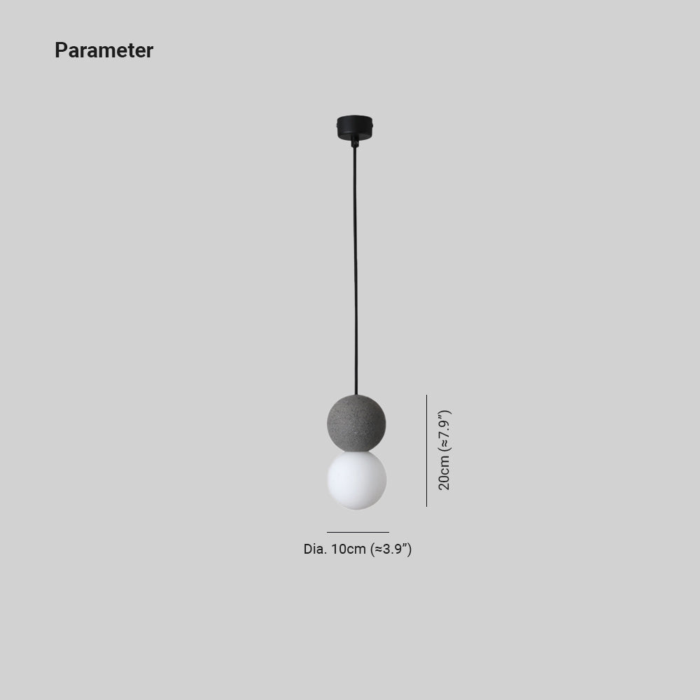 Byers Modern LED Hanglampen Zwart  Glazen Bollen Metaal Slaapkamer