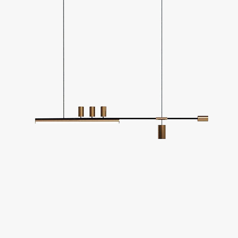 Edge Industriele LED Hanglamp  Metaal Acryl Woonkamer Eettafel