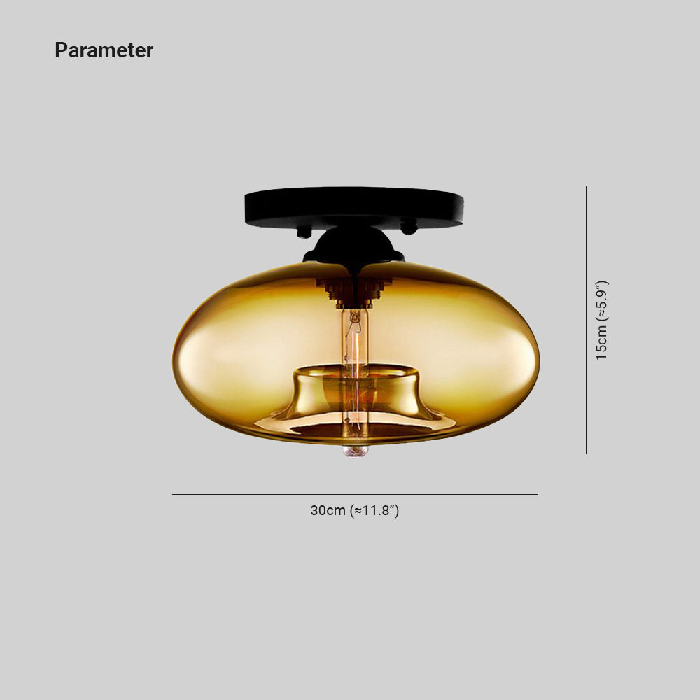 Sanna Industrie Design Globe LED Plafondlamp Glas Woonkamer