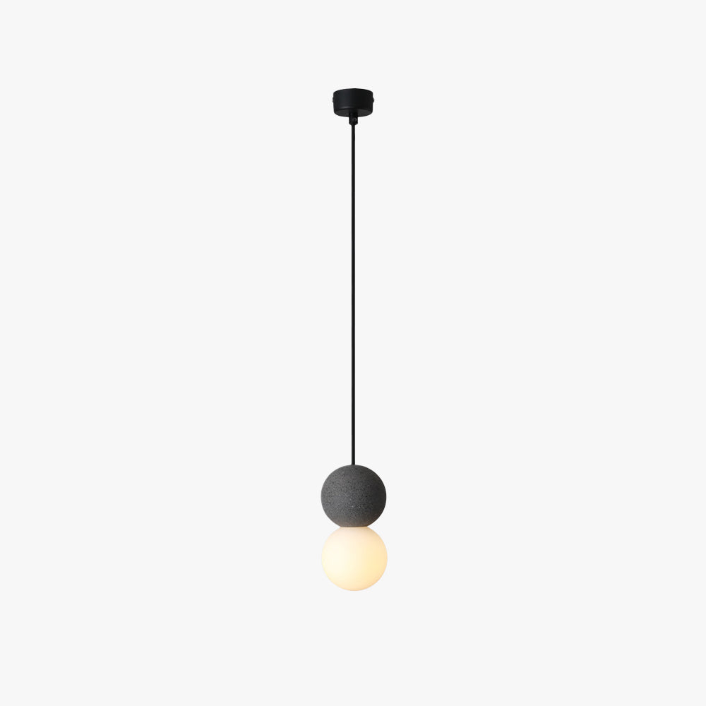 Byers Modern LED Hanglampen Zwart  Glazen Bollen Metaal Slaapkamer