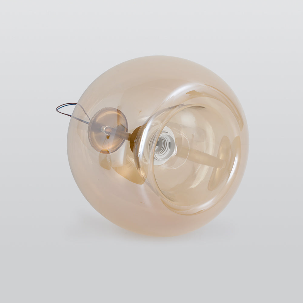 Sanna Moderne Ronde LED Plafondlamp Goud/Zwart Metaal/Glas Slaap/Eet/Woonkamer