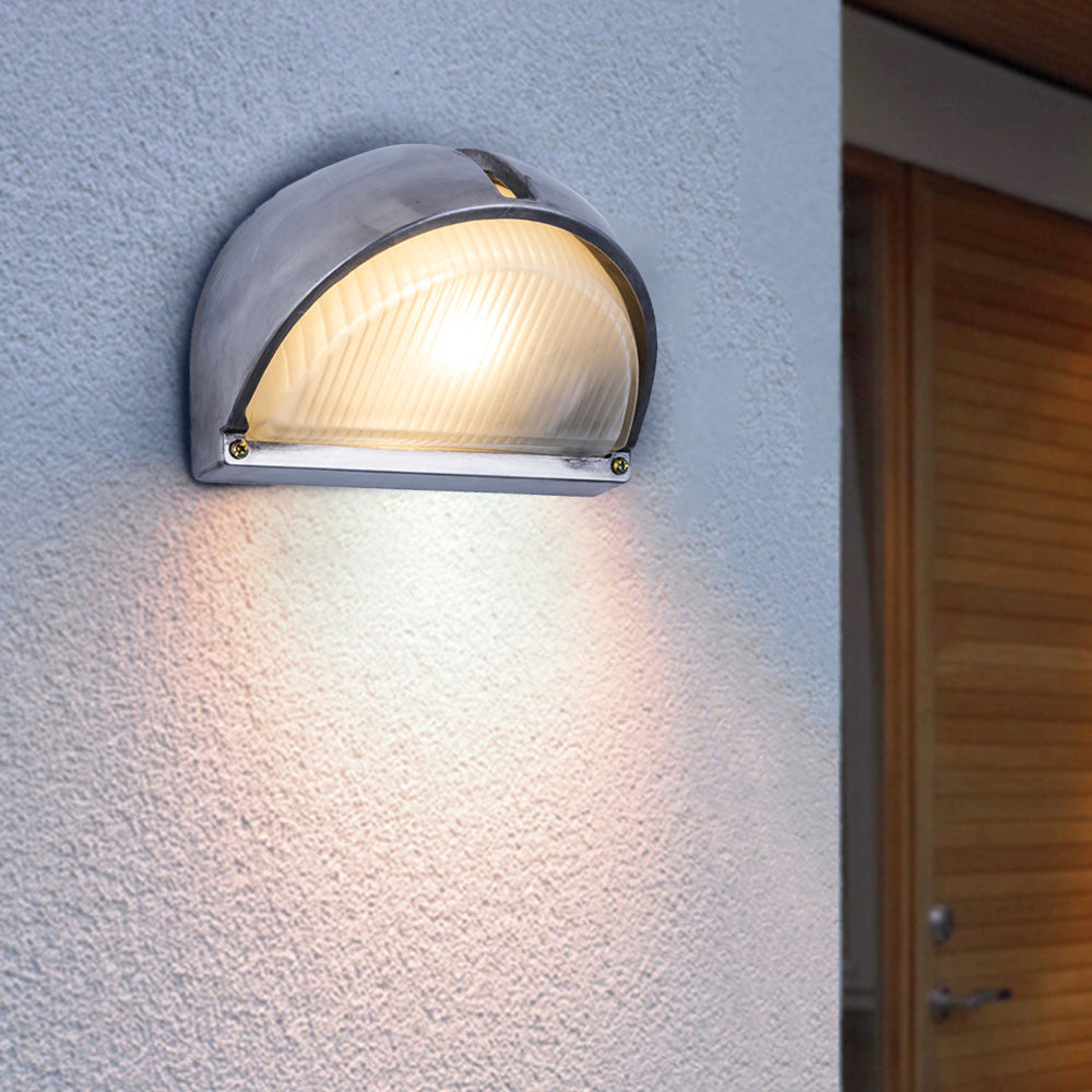Orr Moderne Design LED Wandlamp Geometrisch  Metaal/Glas Zilver Buiten Binnenplaats/Omheining/Balkon