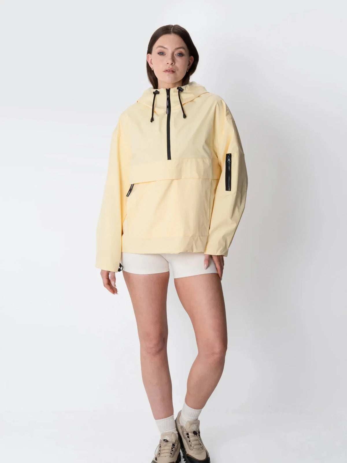 Classic Relaxed Fit Rain Hoodie Butter Cream