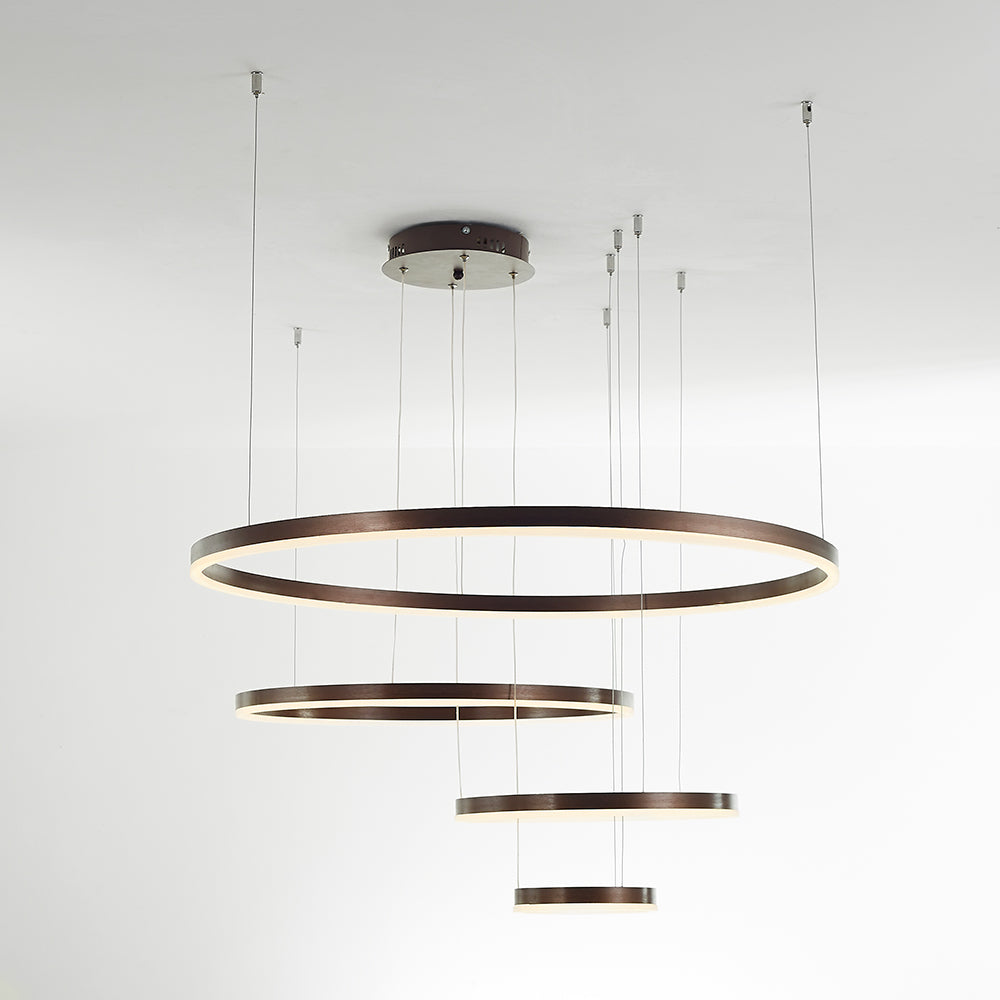 Arisha Moderne Grote  Hanglampen Wit Metaal Slaapkamer  Woonkamer Tir-Cirkel