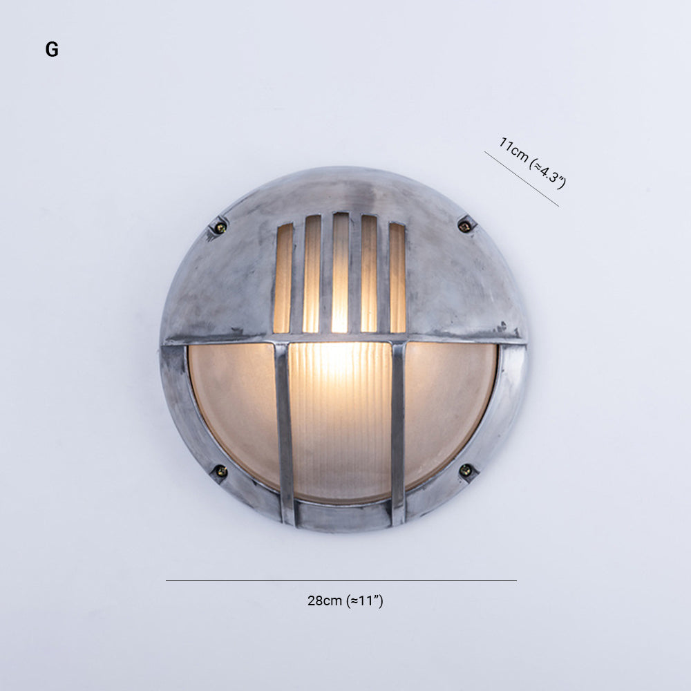 Orr Moderne Design LED Wandlamp Geometrisch  Metaal/Glas Zilver Buiten Binnenplaats/Omheining/Balkon